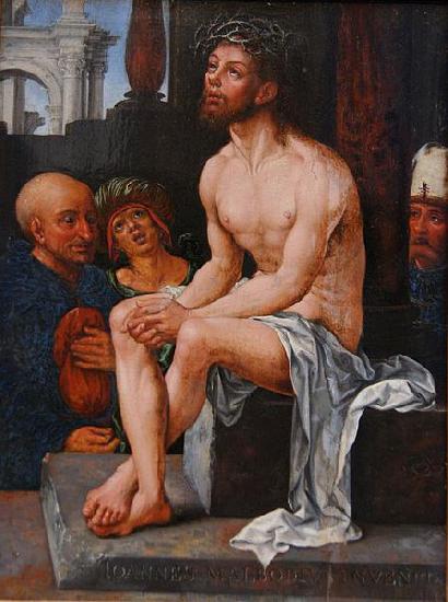 Jan Gossaert Mabuse Man of Sorrow. oil painting image